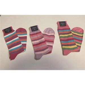Men’s Striped Corgi Socks - 3 Pair